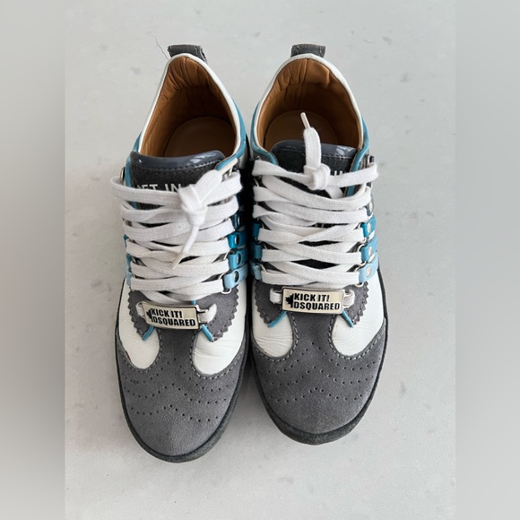 DSQUARED2 Shoes - DQUARED blue white Running shoes 36